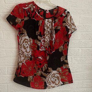Ann Taylor sophisticated floral top